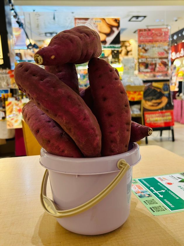 【千葉・幕張パーキングエリア上り線】
芋!イモ!!IMO!!!「千葉いも」づくしフェアを開催!
~秋はやっぱり、さつまいも!積んで、楽しんで、食べて、
買って芋が主役の寄り道イベント~