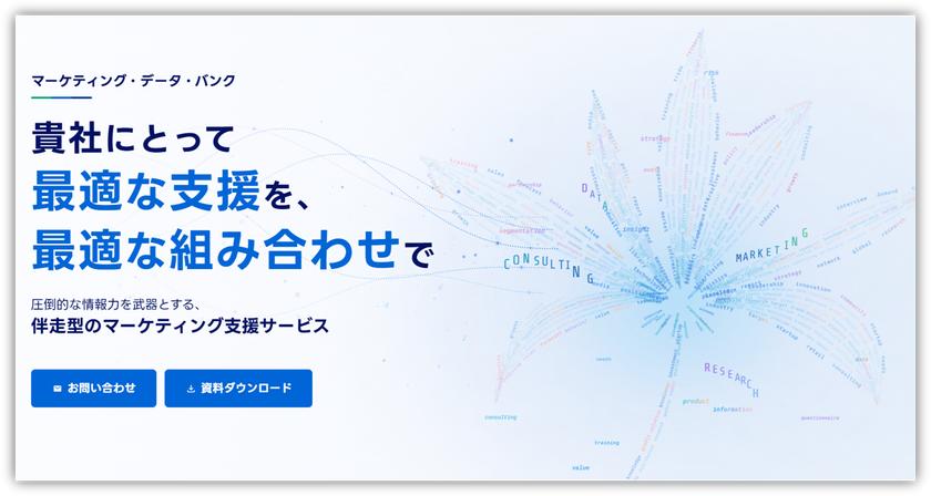 日本能率協会総合研究所MDB、公式サイトを全面リニューアル
「学ぶ・調べる・考える」を軸に、
圧倒的な情報力を武器とした新たなマーケティング伴走支援を展開