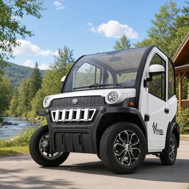 「VIVEL」から新モデル登場!冷暖房付き・車検不要の
1人乗り小型電気自動車新型4輪EV
「ビベルクルーザー」仕様・価格を発表