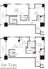 Amタイプ　間取り