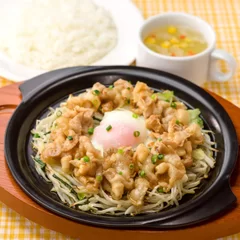 【ガスト】豚肉と野菜の甘辛生姜炒めランチ