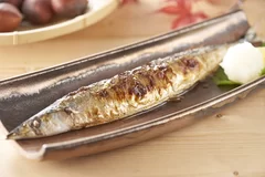 とろ秋刀魚の塩焼き 390円（税抜）