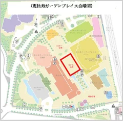 恵比寿ガーデンプレイス会場図