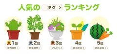 GreenSnap　タグランキング