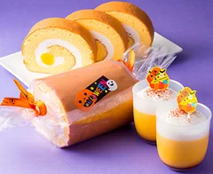 「パンプキンロール」「かぼちゃプリン」