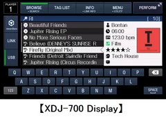 XDJ-700 Display