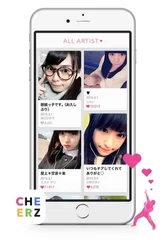 CHEERZ　TOP画面イメージ