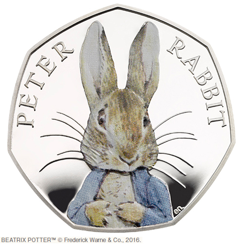 英国初 ピーターラビットがカラーで描かれた公式記念硬貨 ビアトリクス ポター生誕150周年記念シリーズ 第2弾として発行 泰星コイン株式会社のプレスリリース