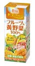 『農協 野菜Days フルーツ＆黄色野菜 100％』LL200ml
