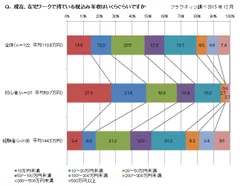 Q．現在、在宅ワークで得ている税込み年収はいくらぐらいですか